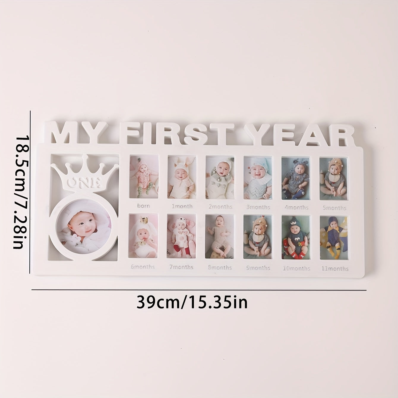 Personalized Baby Picture Frame for 12 Months