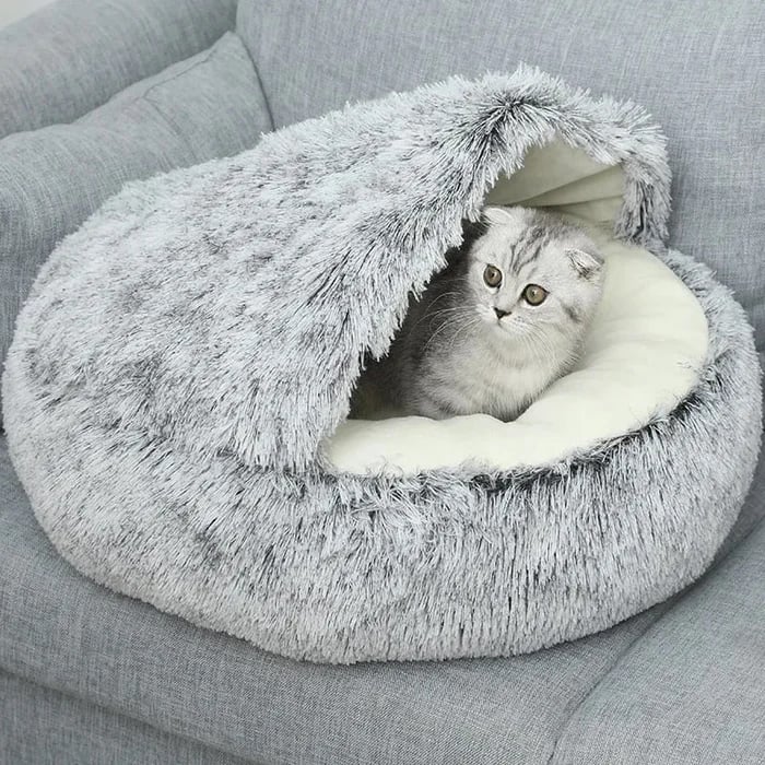 Calming Pet Bed for Stress Relief