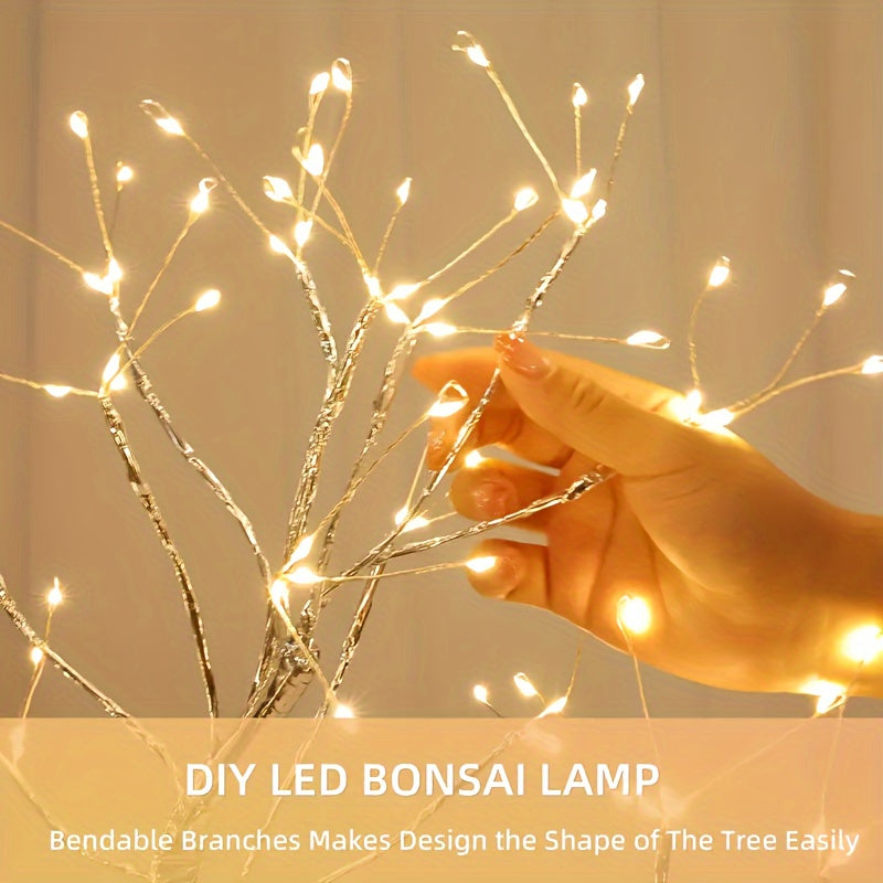 Stylish Mini LED Desk Tree Lamp