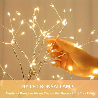 Stylish Mini LED Desk Tree Lamp