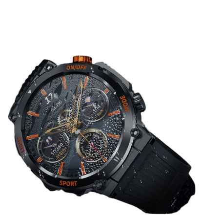 Waterproof Fitness Smartwatch with LED Light and Sleep Tracker