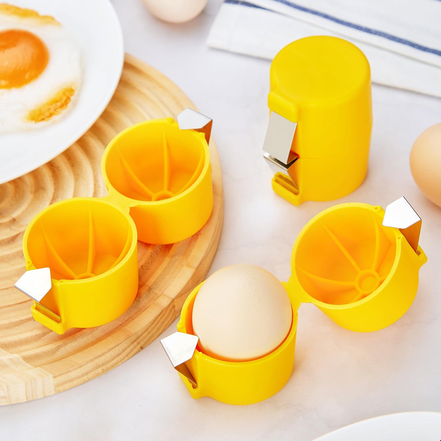 Easy Egg Cracker Tool No Mess Opener