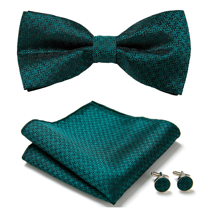Classic Bow Tie Three Piece Suit Set