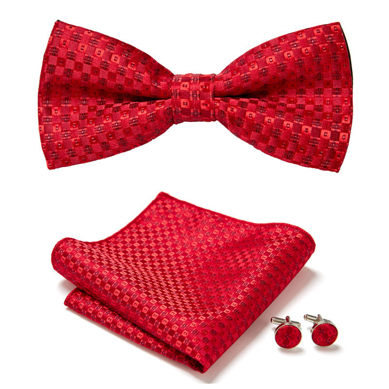 Classic Bow Tie Three Piece Suit Set