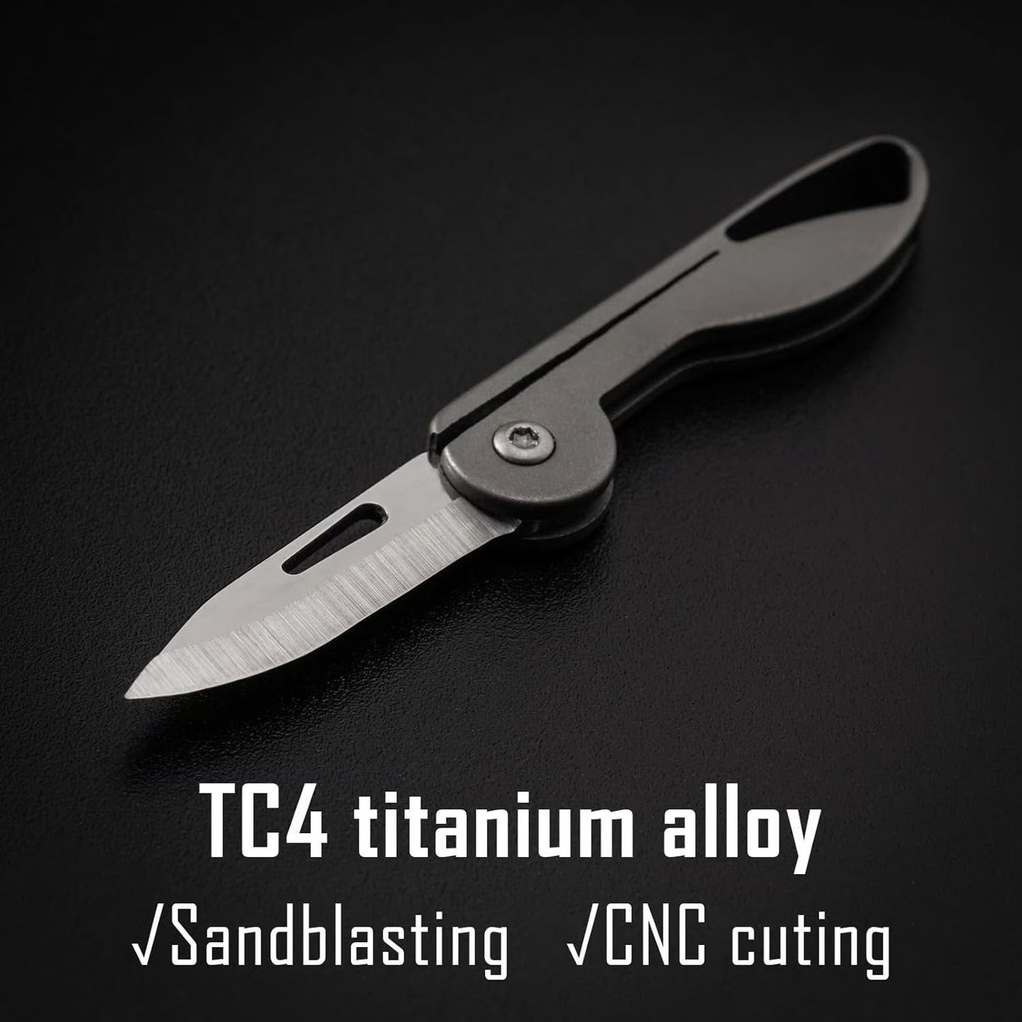Compact Lightweight Metal Folding Pocket Knife
