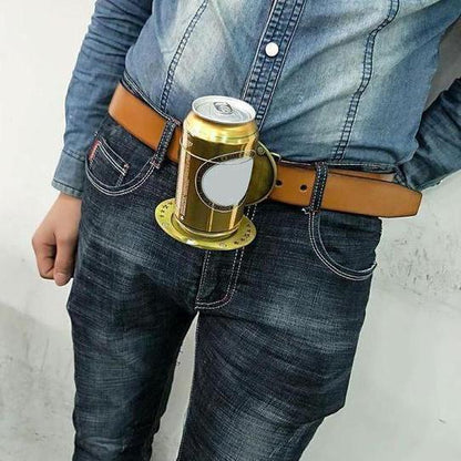 Fun Beer Bottle Belt Buckle