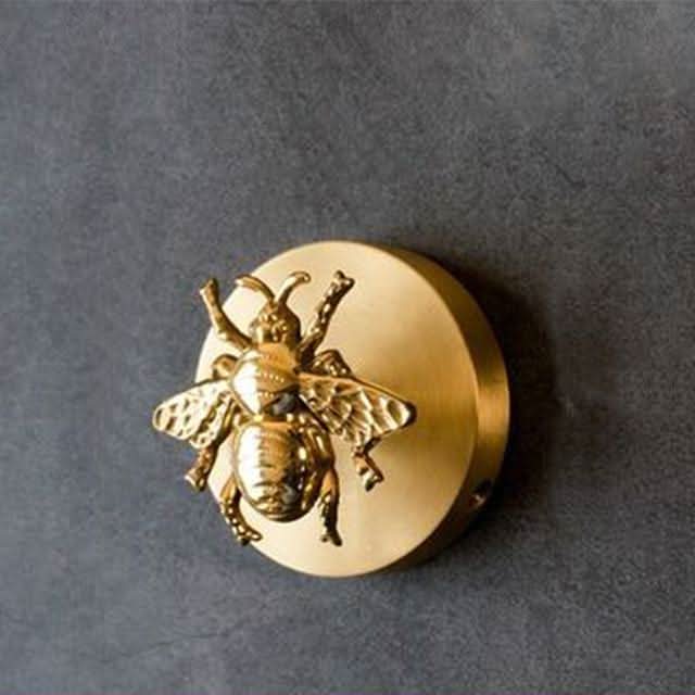 Stylish Animal Wall Hook Rack with Gold Finish