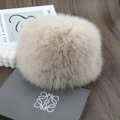 Premium Soft Faux Fur Beanie Hat