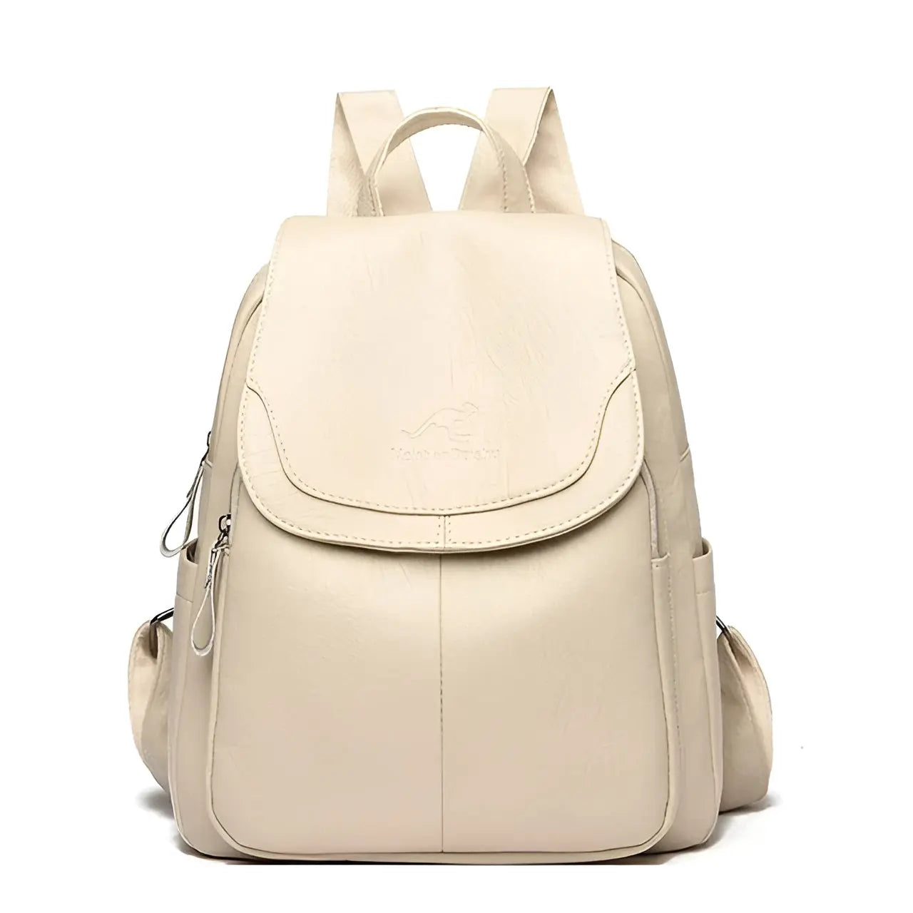 Classic Brown Leather Ladies Backpack
