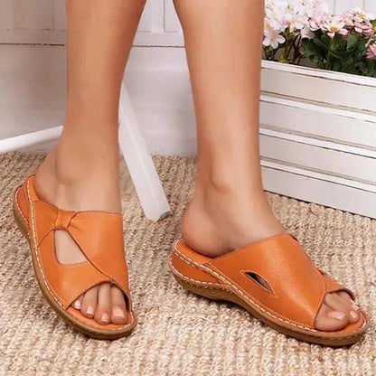 Comfortable Leather Sandals with Good Arch Support