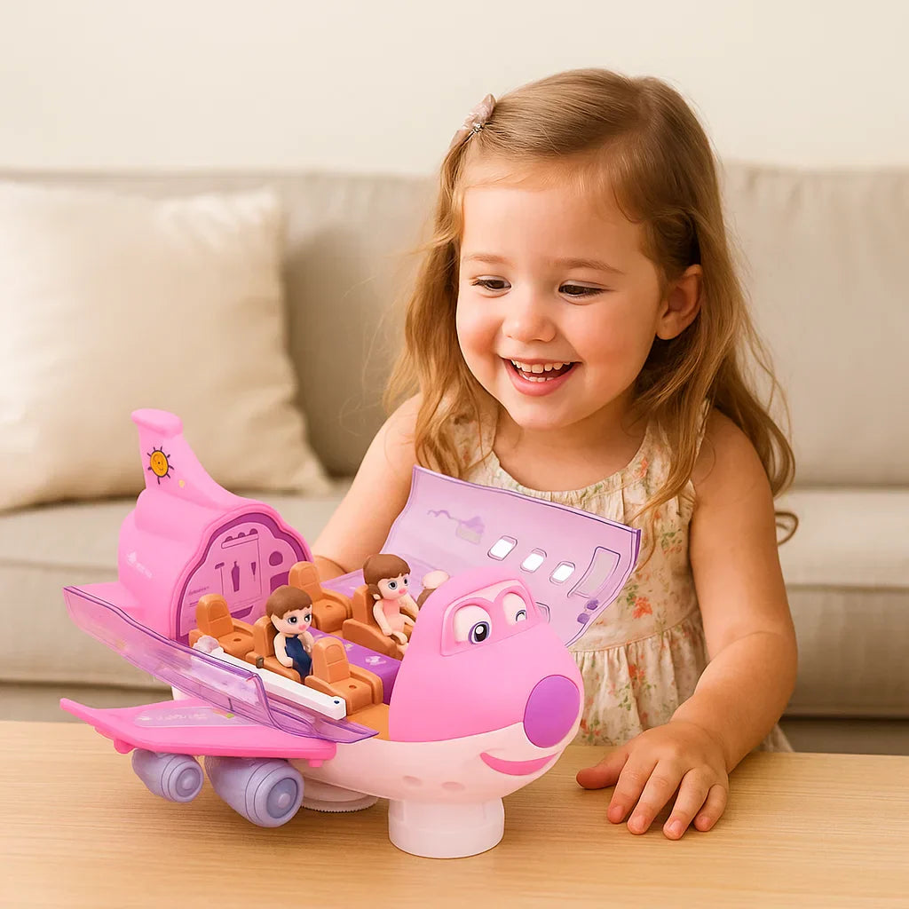 Cute Animated Plane Toy