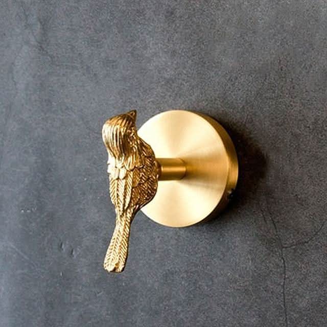 Stylish Animal Wall Hook Rack with Gold Finish - Befez