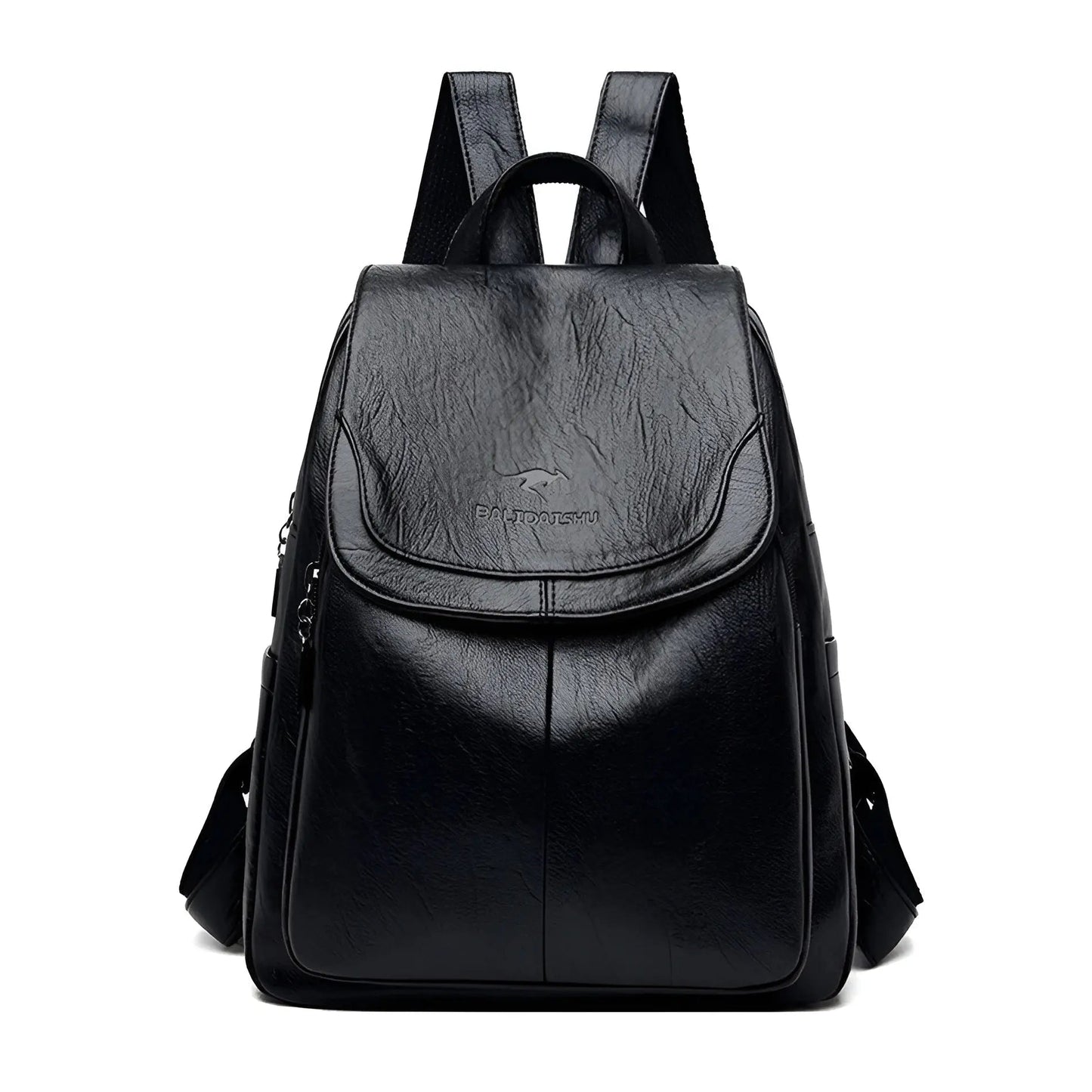 Classic Brown Leather Ladies Backpack