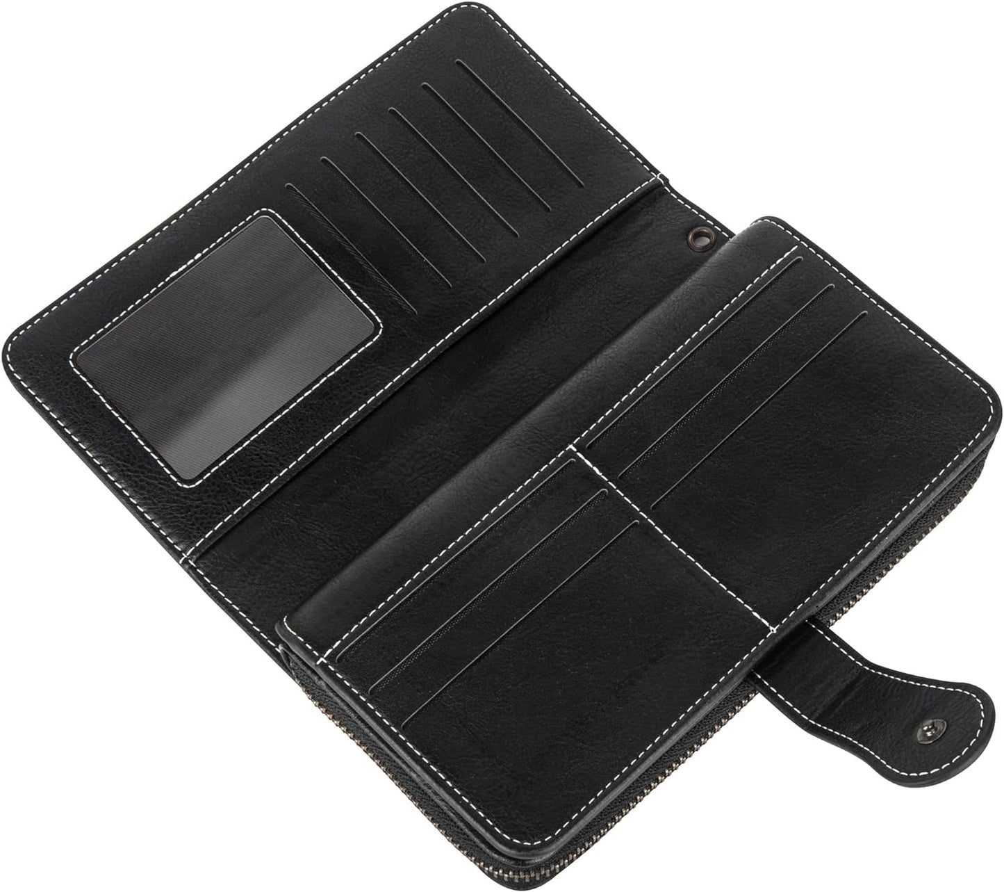 Fashionable Genuine Leather Wristlet Wallet