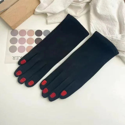 Warm Touch Screen Gloves with Fashion Design