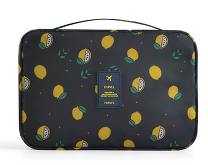 Portable Travel Toiletry Bag with Hook and Padded Protection