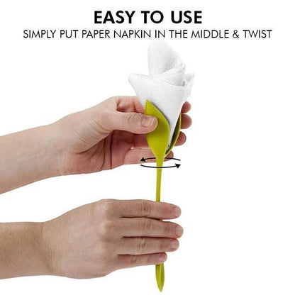 Colorful Floral Paper Napkin Holder