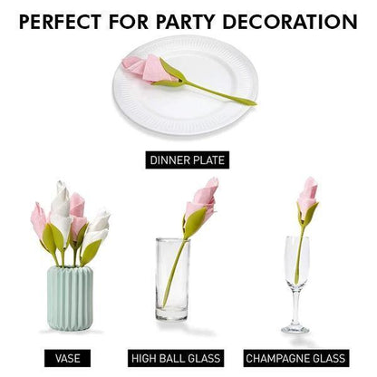Colorful Floral Paper Napkin Holder