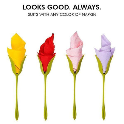 Colorful Floral Paper Napkin Holder