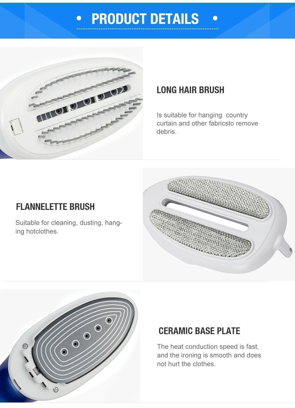 Compact Lightweight Travel Iron