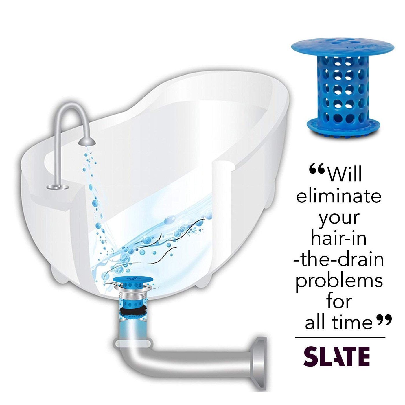 Easy Clean Shower Hair Trap