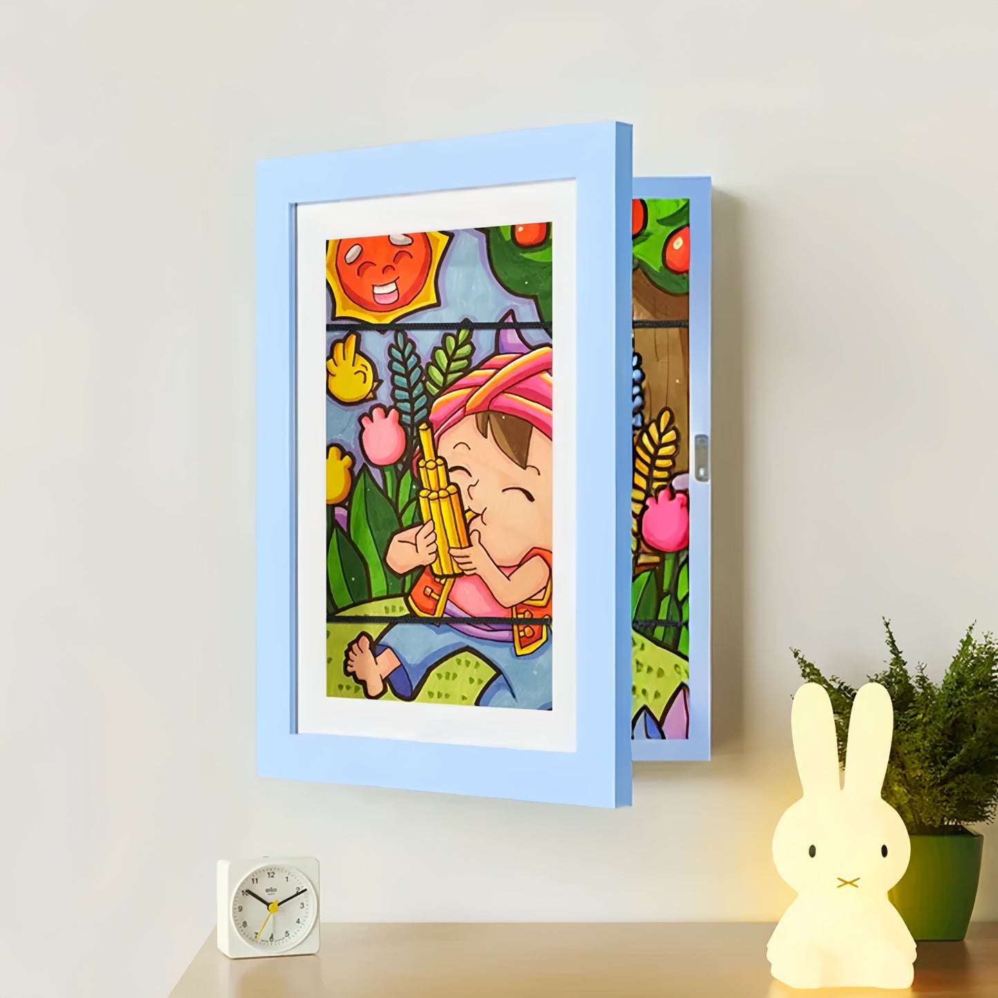 Personalized Kids Artwork LED Frame Lamp