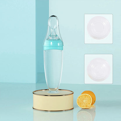 Baby Food Bottle with Spoon Feeder