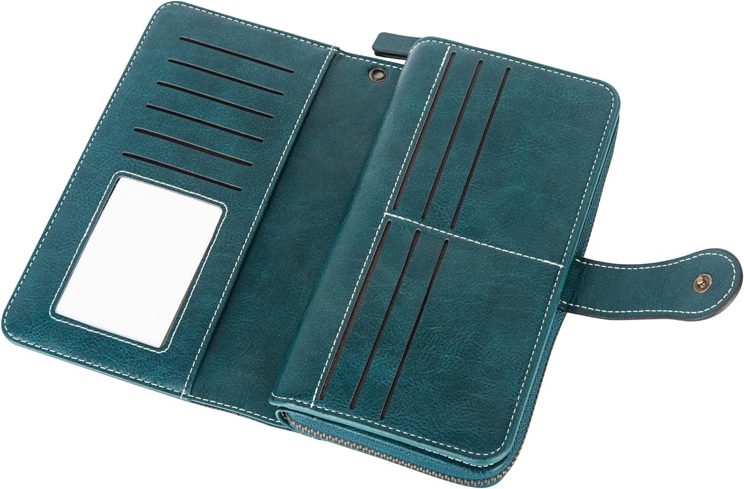 Fashionable Genuine Leather Wristlet Wallet