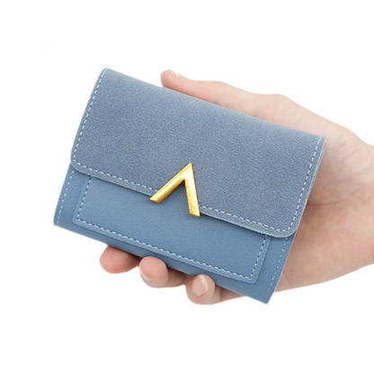 Slim Ladies Leather Card Wallet