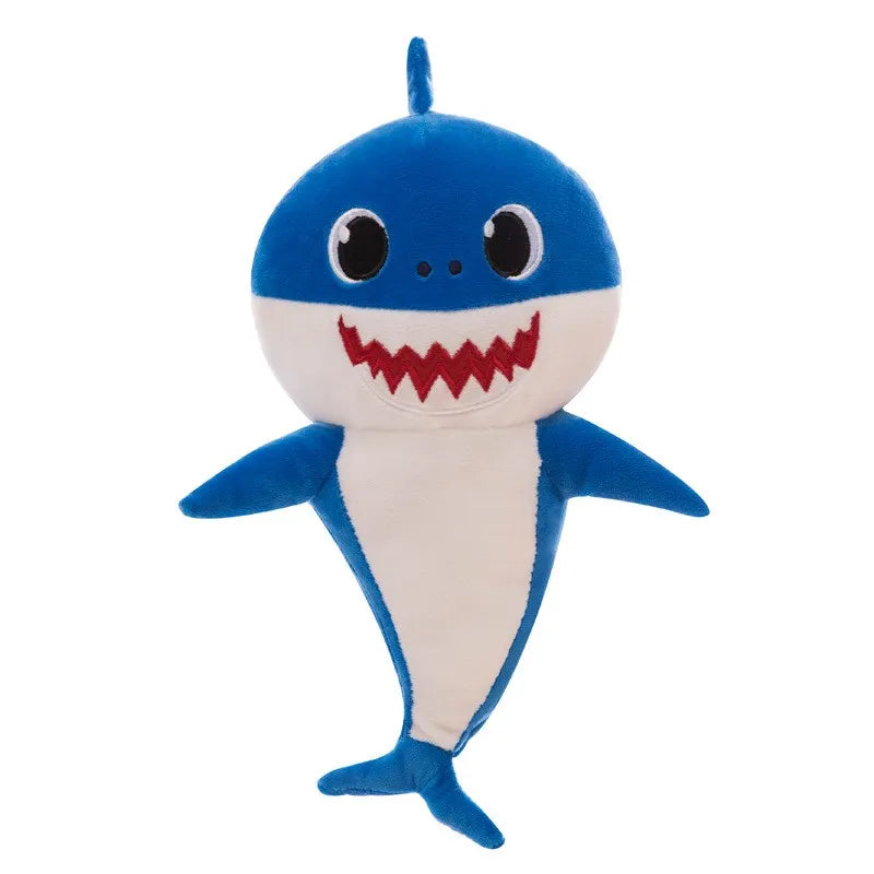 Cute Shark Singing Plush Toy with Lights