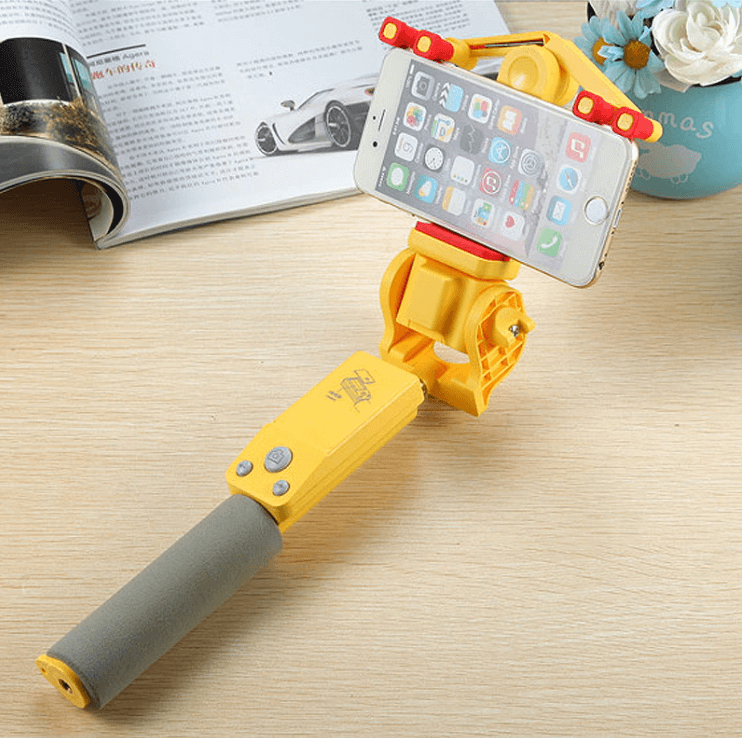 Compact Bluetooth Selfie Stick with 360 Rotation