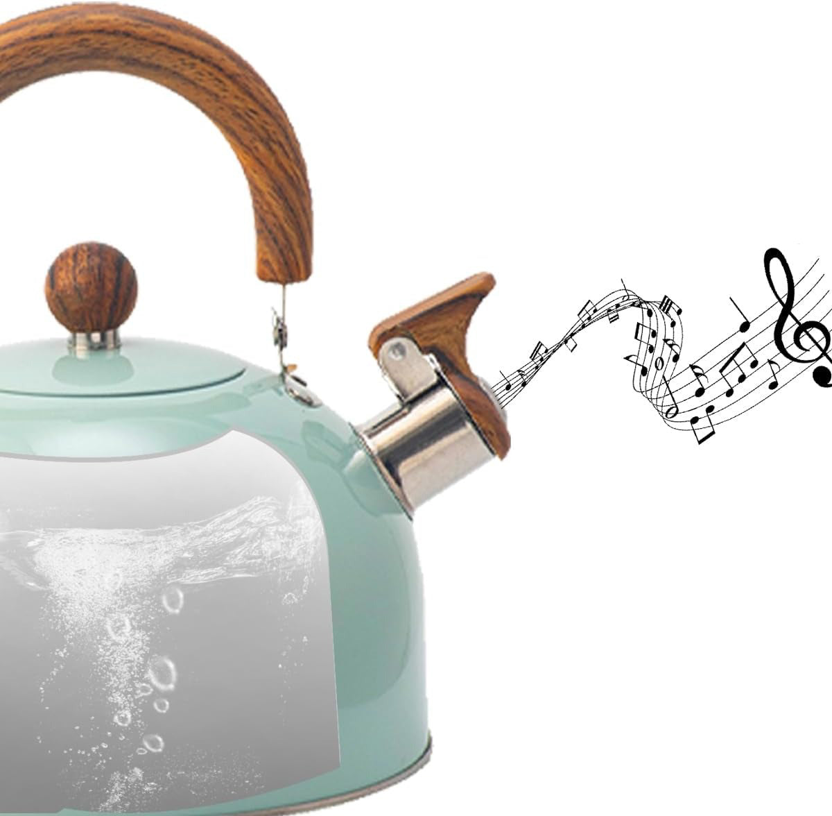 Premium Stainless Steel Large Whistling Kettle