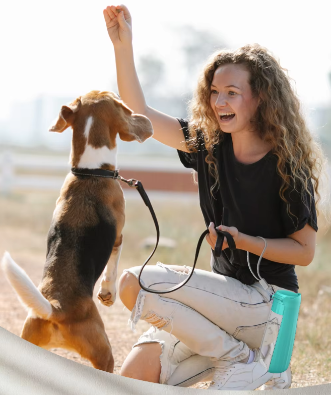 Portable Pet Water Bottle - Leakproof 550ml Travel Cup - Befez