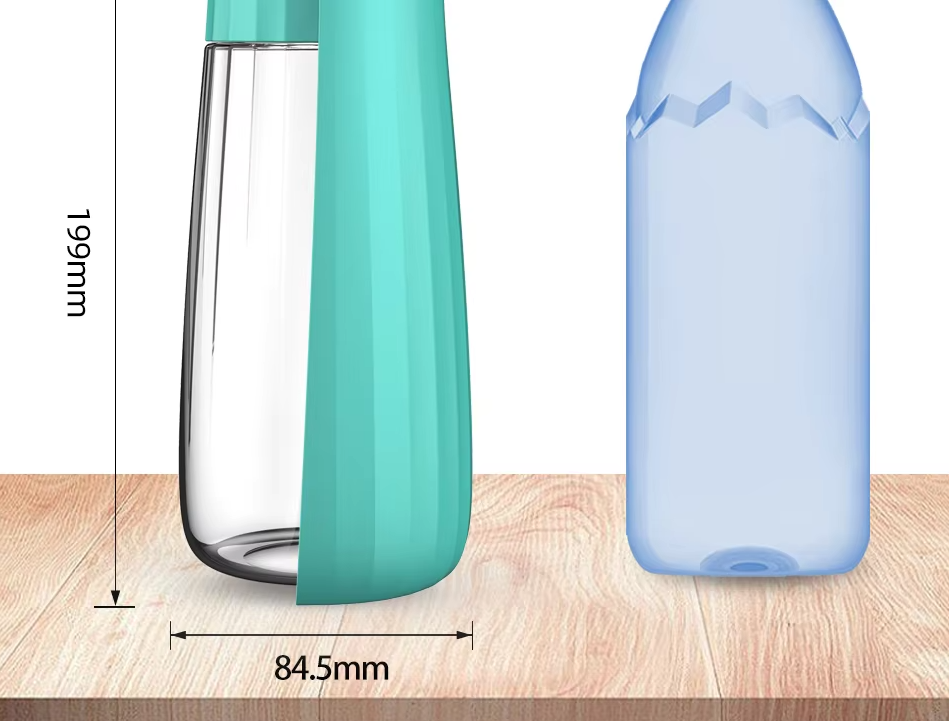Portable Pet Water Bottle - Leakproof 550ml Travel Cup