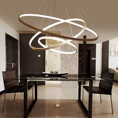 Circle Crystal Pendant Light