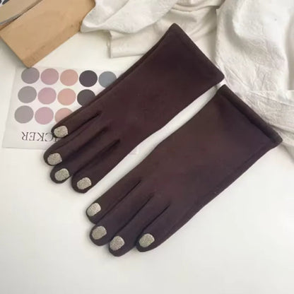Warm Touch Screen Gloves with Fashion Design