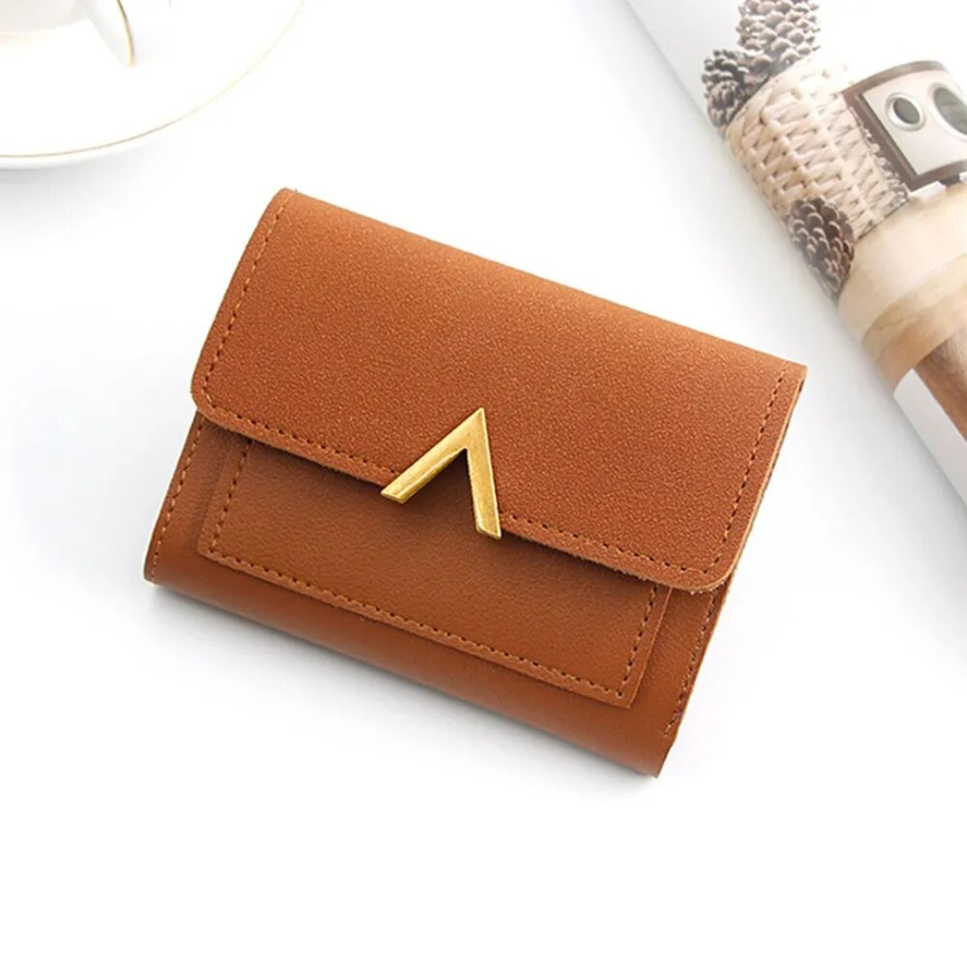 Slim Ladies Leather Card Wallet