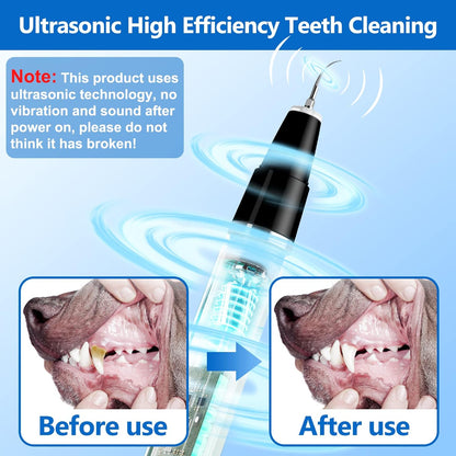 Pet Dental Care Ultrasonic Cleaning Kit Set