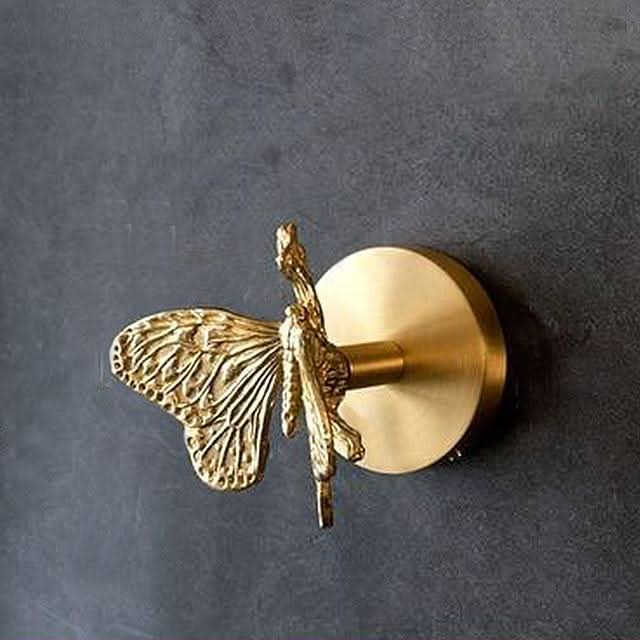 Stylish Animal Wall Hook Rack with Gold Finish