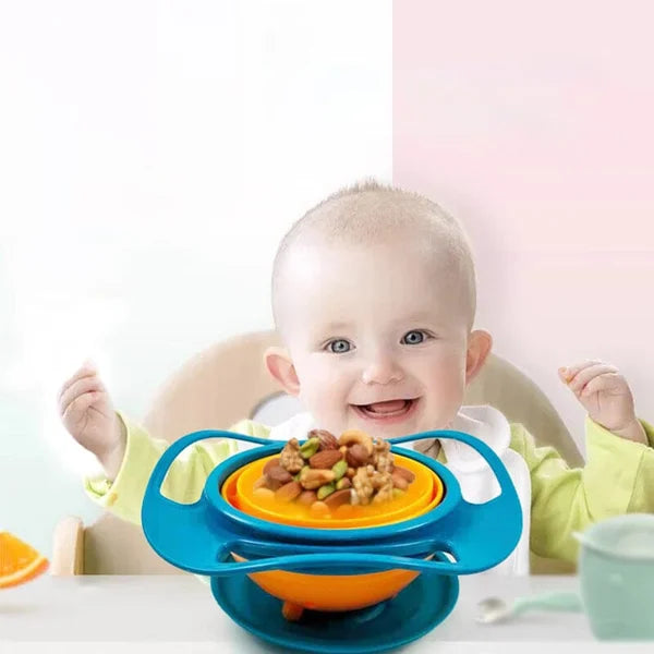 Easy Feed Spill Proof Rotating Bowl