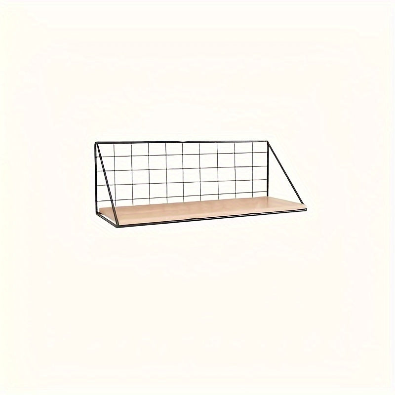 Sleek Metal Wall Shelf