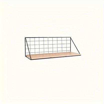 Sleek Metal Wall Shelf