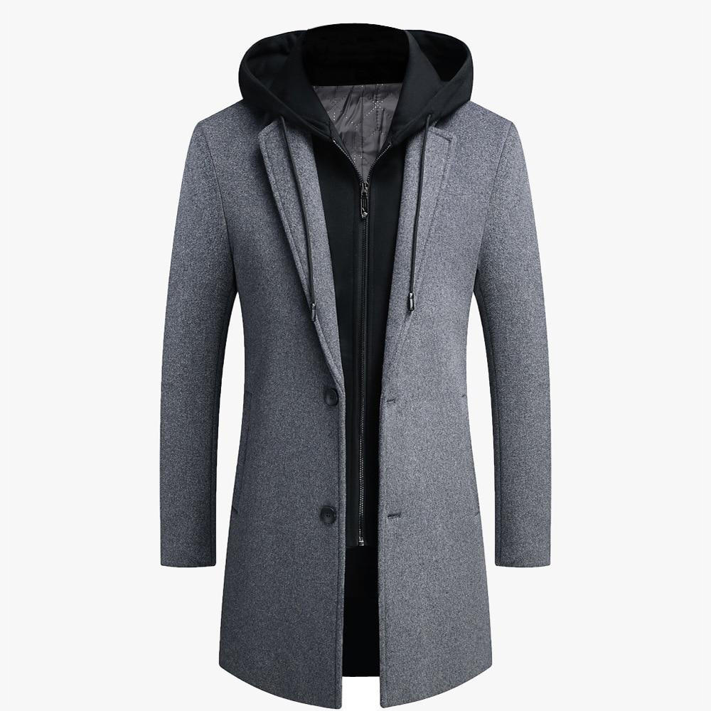 Detachable Hood Parka Coat - Befez