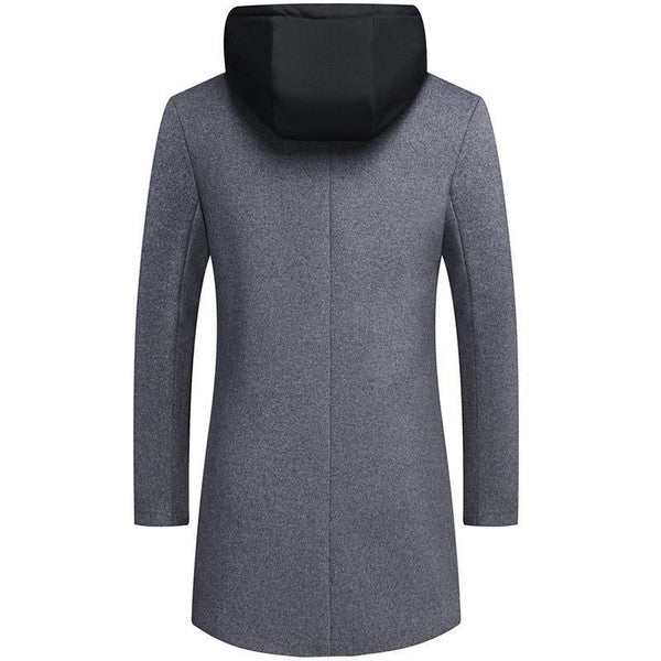Detachable Hood Parka Coat