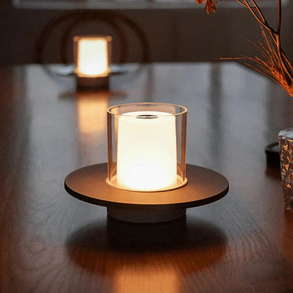 Warm LED Candle Table Lamp