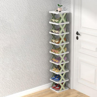 Compact 3-Tier Stackable Shoe Organizer