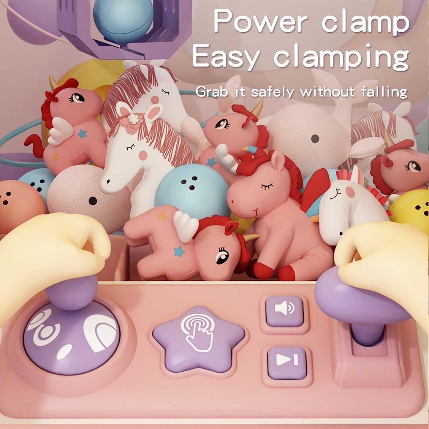 Cute Mini Plush Toy Claw Clip