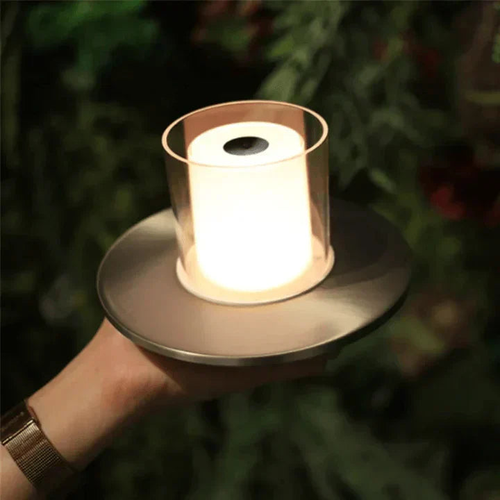 Warm LED Candle Table Lamp