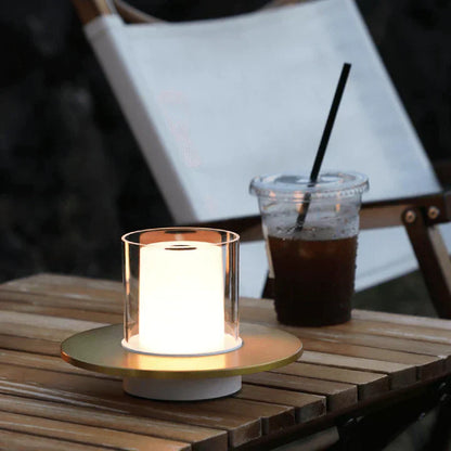 Warm LED Candle Table Lamp