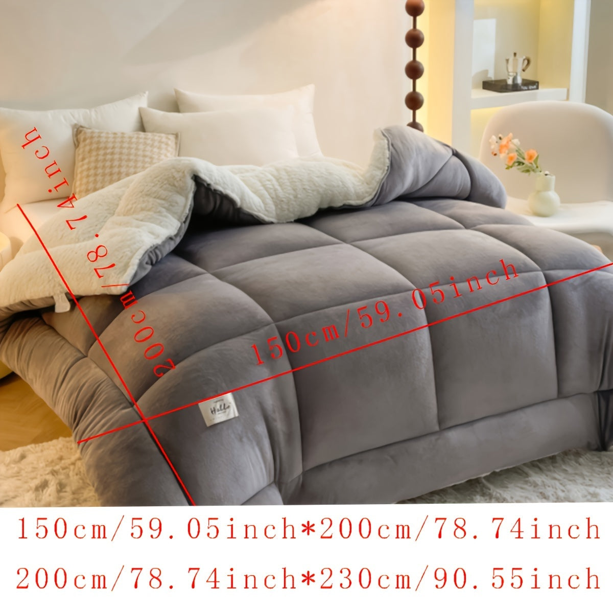 Cozy Cabin Plush Fleece Blanket